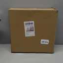 KINLINK 12x12 Picture Frame Black Set of 4, Wooden Square Photo Frames Matted 8x8 with Plexiglass for 8x8 with Mat or 12x12 without Mat for Table and Wall Display