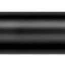 Zeerobee Curtain Rods for Windows 48 to 84, 1 Inch Black Curtain Rod Set, Heavy Duty Drapery Rods with Adjustable Curtain Rods, Outdoor Modern Curtain Rod with Simple End Caps, 32"-86", Black