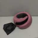 WANDER PLUS Travel Pillow, 100% Pure Memory Foam Travel Neck Pillow Airplane Neck Support Ergonomic Design Best for Sleeping Plane Car Train Office Flight for Adults, Violet