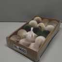 Christmas Tree Ornaments Velvet Balls 15 PCS - 3.15 Inch Shatterproof Christmas Decorations for Tree Brown Green Neutral Ornament Set Xmas Holiday Decorations Vintage Hanging Decor