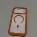 Miracase for iPhone 17 Pro Max Case 6.9" Full-Body Phone Case with Built-in Glass Screen Protector& Full Camera Protector,[Magnetic with MagSafe] Drop Proof 17 ProMax Cover, Orange