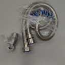 Dreyoo 1 Pack 39 Inch Shower Hose with Shower Extension Connector