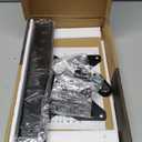 Universal Swivel TV /Table Top TV Stand for 19 to 43 inch TVs with 90 Degree Swivel, 4 Level Height Adjustable, Heavy Duty Tempered Glass Base, Holds up to 99LBS HT02B-001