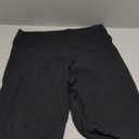 Hugcurve No Front Seam High Waisted Workout Leggings for Women Buttery Soft Yoga Pants Gym Athletic Tights - 25'' (X-Large, Black)