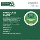 Green Mountain Coffee Roasters Nantucket Blend, Single-Serve Keurig K-Cup Pods, Medium Roast Coffee Pods, 72 Count