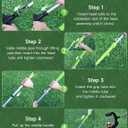 Nut Gatherer for Walnuts with 1.8-Gallon Capacity, No-Bend Emptying DesignAcorn Picker Upper Roller Suitable for 1.2"-3.6" Walnuts,Chestnuts, Fallen Apples & Tennis Balls(No Small Acorns) (Green)