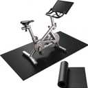 Exercise Bike Mat 70" x 30", 0.2"/0.25" Thick, Compatible with Peloton Bike