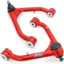 Front Upper Control Arms for 1999-2006 Chevy Silverado GMC Sierra 1500,2000-2006 Suburban 1500&Tahoe,Yukon XL 1500,GMC Yukon,2-4" PU Bushing Suspension Control Arm(2PCS)