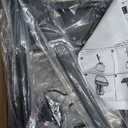 facka Adjustable TV Tray Table with Rounded Metal Corners, C-Shaped Snack Table for Couch, Sofa, Bed or Chair, Small Space Side Table for Eating, Dinner, or Laptop Use (15.8*11.8 inch)