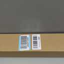 Joydeco 100% Blackout Roller Shades Cordless Blinds for Windows, Free-Stop Shades, UV Protection, Natural Woven Blinds for Home and Office, Light-Proof Aluminum Cover (Gray, 29" W x 75" H)
