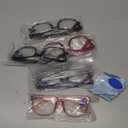 CCVOO Reading Glasses for Women, Eyeglasses, Blue Light Readers for Women (2.0, 6 Pack Mix)