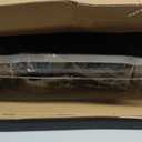 AIDERLY Stainless Steel Dish Drying Rack with Drainboard Dish Drainers for Kitchen Counter Extendable Spout Strainers with Utensil Holder and Knife Slots, Black