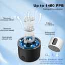 Hydrogen Water Bottle Generator Hydrogen Rich Infused Cup Portable Hydro Ionizer Machine with SPE/PEM, No Chlorine, 22 Oz 650ml Large Capacity for Home Office Exercise, White