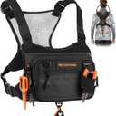 KastKing Bait Boss Water-Resistant Fishing Chest Pack With EVA Zip-Down Workstation, MOLLE Storage, Adjustable Chest Straps