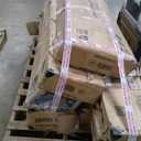 12' x 20' Louvered Pergola, Outdoor Pergola with Curtains & Netting, Metal Patio Pergola with Adjustable Louvers Roof and Gutter System, Metal Hardtop Gazebo for Patio, Deck, Garden, Yard, Dark Gray