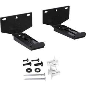 ECHOGEAR Soundbar Wall Mount Bracket - Works with All Soundbars Including Samsung, Vizio, LG, & More - Depth Adjustable for Dolby Atmos Soundbars