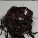 Dark Brown Short Wavy Wig for Women Lace Hairline Bob Style Synthetic Heat Resistant - Natural Appearance for Everyday Hairstyle 14 Inch