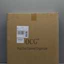 OCG Pull Out Cabinet Organizer (20.75" W x 17" D), Pull Out Shelves 1 Tier, Cabinet Slide Out Shelves for Base Cabinet Organization in Kitchen Bathroom Pantry, Bottom Mount, Chrome Finish