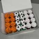 IPIDIPI TOYS Jumpeez Sport Ball Rocket Poppers  24-Pack Jumping Spring Launcher Toys  Ideal Stocking Stuffers for Kids, Birthday Party Favors, Goodie Bag School Prizes for Boys & Girls