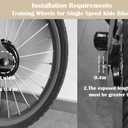 Flash Training Wheels for 12 14 16 18 20 Inch Kids BikeHeavy Duty Training Wheels for Single Speed Bicycle (Black)