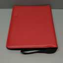 Card Binder  720 Capacity, Zippered Trading Card Holder for MTG, Sports & Collectible Cards  Acid-Free, Durable & Travel-Friendly Storage (Red, 9 Pocket)
