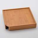 Puer Tea Box Pallet - Pu-erh Cake Essential Tool Pu'er Tea Cake Brick Breaking Tray Bamboo Case - Eco-Friendly Tea Set Square Pu'er Tea Tray Handmade Tea Gifts Boxes Kung Fu tea accessories
