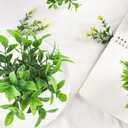 4 x Der Rose 4 Pack Fake Plants Mini Artificial Greenery Potted Plants for Home Decor Indoor Office Table Room Farmhouse