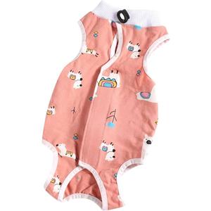 at Surgery Recovery Suit, Baby Cotton Cat Recovery Suit, Breathable Surgical Recovery Suit, Anti-licking Onesie Post Surgery, Adjustable Kitten Clothes Small 