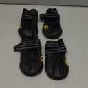 XSY&G Dog Boots,Waterproof Dog Shoes,Dog Booties with Reflective Rugged Anti-Slip Sole and Skid-Proof,Outdoor Dog Shoes for Medium to Large Dogs 4Pcs-Size7 (Size 7:3.1''x2.7'')(L*W) for 66-90 lbs, Black)