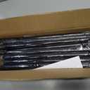 Over The Table Rod Stand with Clamps, Adjustable 47''-100'' Length Black Metal Balloon Table Arch Decoration for Wedding, Anniversary, Birthday, Party, Christmas Supplies.
