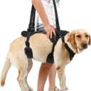 NOYAL Dog Lift Harness for Senior & Injured Pets Full-Body Support Sling with Breathable Mesh, Front/Rear Leg Assist for Arthritis, Hip Dysplasia & Post-Surgery Recovery (Large)