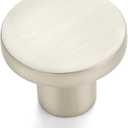 Ravinte 35 Pack Cabinet Knobs Brushed Nickel Kitchen Cabinet Knobs Round Dresser Drawer Pulls Closet Door Pulls 1-1/5 Inch