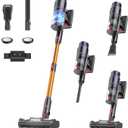 Cordless Vacuum Cleaner, Lightweight Stick Vacuum with 50Kpa Suction
2500mAh Battery, 70 Mins Runtime, Anti-Tangle, Self-Standing, for Home, Pet Hair, Hardwood Floor & Carpets