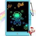Bravokids Toys for 3-6 Years Old Girls Boys, LCD Writing Tablet 10 Inch Doodle Board, Electronic Drawing Pads, Educational Birthday Gift for 3 4 5 6 7 8 Years Old Kids Toddler (Blue)