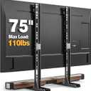 TAVR Universal Table Top TV Stand Mount, TV Legs for Most 20-75 Inch TVs, Replacement TV Feet with Great Load-Bearing Holds up to 110 lbs, TV Stands Base with Cable Management, Max VESA 800x600 mm