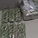 FEXIA 12 Pack Sage Green Table Runner 35x120 Inches for Baby Shower Decoration Gauze Rustic Boho Table Runner for Wedding Party First Communion Centerpiece Engagement Bridal Shower Boho Decoration