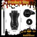 Hoolerry 24 Pack Halloween Witch Shoes Cup with Straw and Lids Witch Party Favors 10 oz Reusable Plastic Black Boots Cups for Birthday Halloween Themed Party Supplies Decoration Gifts