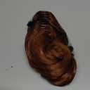 Ponytail Extension, 9" Short Claw Clip Ponytail Extension Curly Wavy Jaw Clip on Pony Tails Hair Extension Synthetic Hairpiece for Women, Copper Red