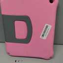 10inch Tablet Case for Kids, Lightweight Shockproof Kid-Proof Cover with Handle Stand for 10in Tablet Kids Case Incompatible iPad Samsung Lenove TCL Onn 10in Tablets. (Light Pink)