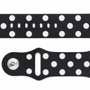 Compatible Watch Band For 38–42mm Watches, Soft Silicone Strap With Polka Dot Design, Comfortable And Lightweight, Secure Fit For Daily Wear, Easy Installation, Ideal Replacement Band For Smartwatch Use