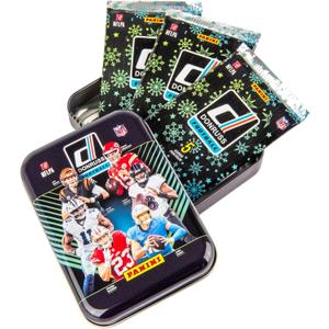 2024 Panini Donruss Football Holiday Christmas Winter Trading Card Tin (15 Cards/Box) Look for Daniels, Maye, Nix Rookies!