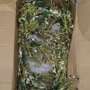  Cream White Buttercup Door Wreaths, Spring and Summer Outdoor Wreath for Front Door, All Seasons Artificial Green Wreath for Farmhouse Wedding Porch Wall All Seasons Indoor Decorations