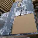 yoyomax Queen Bed Frame with Headboard, Linen Upholstered Bed Frame with Wooden Slats Support, No Box Spring Needed/Easy Assembly/Mattress Foundation, Grey