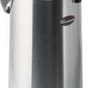 Winco 2.5 Liter Glass Lined Airpot, Push Button