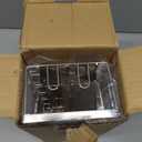 Shower Caddy Hanging, Stainless Steel Showers Organizer Rack with Hooks and Suction Cup for Elderly Seniors Disabled Handicap (Silver Color)