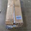 6 Drawers White Wood Dressers for Bedroom with LED Light & Charging Station, Modern Chest of Wide Drawers for Girls Bedroom Living Room, Entryway, Hallway, 47" Wide Wooden Dresser TV Stand, Black