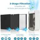 7 Pack 3000/3500 Replacement Filter Compatible with Air doc-tor 3000/3500 Air Purifier, 1 Premium Filter + 2 Activated Carbon Filters + 4 Pre-Filters
