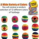 Hacky Footbag Sack Set Soft Kick Sack Balls for Adults & Beginners Durable Juggling & Outdoor Game Portable Fun for Beach, Camping, Backyard & Summer Party