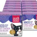The Honest Kitchen Grain Free Minced Turkey, Chicken & Duck in Bone Broth Gravy Wet Cat Food, 2.8 oz x12