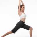 SPEXIAL Women's Bermuda Knee Length Workout Long Shorts 14" Black 2XL (XXL)